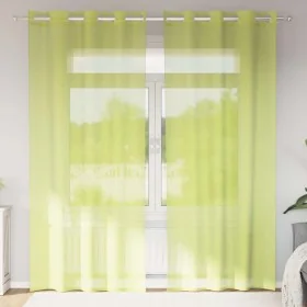 Cortinas de gasa con ojales 2 uds verde manzana 140x225 cm by , Curtains and curtains - Ref: Foro24-4102055, Price: 14,79 €, ...