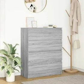 Aparador Sonoma gris 80x35x99 cm madera de ingeniería von , Sideboards - Ref: Foro24-3328485, Preis: 128,77 €, Rabatt: %