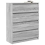 Aparador Sonoma gris 80x35x99 cm madera de ingeniería de , Aparadores - Ref: Foro24-3328485, Precio: 128,74 €, Descuento: %