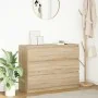Aparador de madera contrachapada roble sonoma 100x35x76 cm by , Sideboards - Ref: Foro24-3328500, Price: 135,96 €, Discount: %