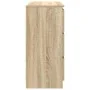 Aparador de madera contrachapada roble sonoma 100x35x76 cm by , Sideboards - Ref: Foro24-3328500, Price: 135,96 €, Discount: %