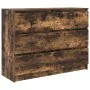 Aparador madera contrachapada color roble ahumado 100x35x76 cm von , Sideboards - Ref: Foro24-3328502, Preis: 134,61 €, Rabat...