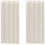 Cortinas de gasa con ojales 2 uds crema 140x245 cm von , Vorhänge und Gardinen - Ref: Foro24-4102074, Preis: 15,38 €, Rabatt: %