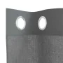 Cortinas de gasa con ojales 2 uds gris oscuro 140x260 cm by , Curtains and curtains - Ref: Foro24-4102081, Price: 15,29 €, Di...