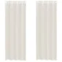 Cortinas de gasa con ojales 2 uds crema 140x300 cm von , Vorhänge und Gardinen - Ref: Foro24-4102076, Preis: 15,92 €, Rabatt: %