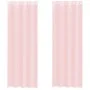 Cortinas de gasa con ojales 2 uds rosa claro 140x300 cm by , Curtains and curtains - Ref: Foro24-4102088, Price: 15,92 €, Dis...