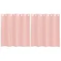 Cortinas de gasa con ojales 2 uds rosa 140x140 cm von , Vorhänge und Gardinen - Ref: Foro24-4102095, Preis: 13,46 €, Rabatt: %