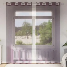 Cortinas de gasa con ojales 2 uds morado 140x245 cm by , Curtains and curtains - Ref: Foro24-4102104, Price: 15,04 €, Discoun...