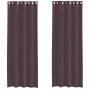 Cortinas de gasa con ojales 2 uds morado 140x300 cm von , Vorhänge und Gardinen - Ref: Foro24-4102106, Preis: 15,92 €, Rabatt: %
