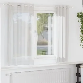 Cortinas de gasa con ojales 2 uds blanco by , Curtains and curtains - Ref: Foro24-4102150, Price: 14,11 €, Discount: %