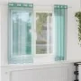 Cortinas de gasa con ojales 2 uds turquesa by , Curtains and curtains - Ref: Foro24-4102144, Price: 13,89 €, Discount: %
