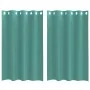 Cortinas de gasa con ojales 2 uds turquesa by , Curtains and curtains - Ref: Foro24-4102144, Price: 13,89 €, Discount: %