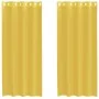 Cortinas de gasa con ojales 2 uds amarillo by , Curtains and curtains - Ref: Foro24-4102133, Price: 14,79 €, Discount: %