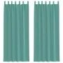 Cortinas de gasa con bolsillos para varillas 2 uds. turquesa von , Vorhänge und Gardinen - Ref: Foro24-4102240, Preis: 15,00 ...