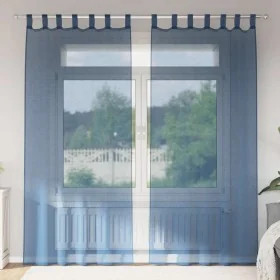 Cortinas de gasa con bolsillos para varillas 2 uds. azul real by , Curtains and curtains - Ref: Foro24-4102214, Price: 14,65 ...