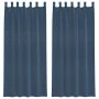 Cortinas de gasa con bolsillos para varillas 2 uds. azul real by , Curtains and curtains - Ref: Foro24-4102214, Price: 14,65 ...