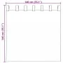 Cortinas de gasa con bolsillos para varillas 2 uds. arena by , Curtains and curtains - Ref: Foro24-4102216, Price: 12,56 €, D...