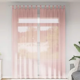 Cortinas de gasa con bolsillos para varillas 2 uds. rosa by , Curtains and curtains - Ref: Foro24-4102200, Price: 15,00 €, Di...
