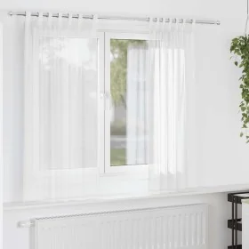 Cortinas de gasa con bolsillos para varillas 2 uds. blanco by , Curtains and curtains - Ref: Foro24-4102242, Price: 13,08 €, ...