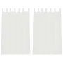 Cortinas de gasa con bolsillos para varillas 2 uds. blanco by , Curtains and curtains - Ref: Foro24-4102242, Price: 13,08 €, ...