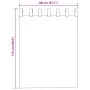 Cortinas de gasa con bolsillos para varillas 2 uds. blanco by , Curtains and curtains - Ref: Foro24-4102242, Price: 13,08 €, ...