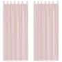Cortinas de gasa con bolsillos para varillas 2 uds. rosa claro by , Curtains and curtains - Ref: Foro24-4102190, Price: 15,00...