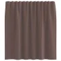 Cortinas de gasa con trabillas 2 uds. marrón by , Curtains and curtains - Ref: Foro24-4102261, Price: 12,63 €, Discount: %