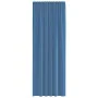 Cortinas de gasa con trabillas 2 uds azul real 140x260 cm von , Vorhänge und Gardinen - Ref: Foro24-4102305, Preis: 15,26 €, ...