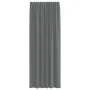 Cortinas de gasa con trabillas 2 uds gris oscuro 140x260 cm de , Cortinas y visillos - Ref: Foro24-4102275, Precio: 15,26 €, ...