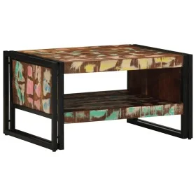Mesa de centro multicolor 70x50x38 cm madera maciza reciclada by , Coffee table - Ref: Foro24-4102711, Price: 120,81 €, Disco...