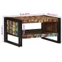 Mesa de centro multicolor 70x50x38 cm madera maciza reciclada by , Coffee table - Ref: Foro24-4102711, Price: 120,81 €, Disco...