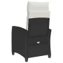 Silla de jardín reclinable con mesa auxiliar ratán negro von , Gartenstühle - Ref: Foro24-4108275, Preis: 161,47 €, Rabatt: %