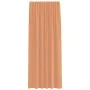 Cortinas de gasa con trabillas 2 uds terracota 140x245 cm de , Cortinas y visillos - Ref: Foro24-4102324, Precio: 14,92 €, De...
