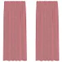 Cortinas de gasa con trabillas 2 uds rojo vino 140x245 cm by , Curtains and curtains - Ref: Foro24-4102339, Price: 14,92 €, D...