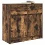 Aparador con cajón roble ahumado 80x34x76 cm madera ingeniería von , Sideboards - Ref: Foro24-861539, Preis: 84,23 €, Rabatt: %