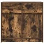 Aparador con cajón roble ahumado 80x34x76 cm madera ingeniería von , Sideboards - Ref: Foro24-861539, Preis: 84,23 €, Rabatt: %