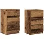 Mesillas de noche con 3 cajones 2 uds madera vieja 39x35x65 cm by , Nightstands - Ref: Foro24-861352, Price: 103,16 €, Discou...