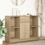 Aparador con cajón roble Sonoma 101x35x76 cm madera ingeniería von , Sideboards - Ref: Foro24-861564, Preis: 89,41 €, Rabatt: %