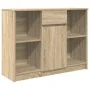 Aparador con cajón roble Sonoma 101x35x76 cm madera ingeniería von , Sideboards - Ref: Foro24-861564, Preis: 89,41 €, Rabatt: %