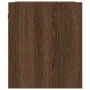 Mesillas de noche de pared 2 uds roble marrón 38x34x40 cm by , Nightstands - Ref: Foro24-861260, Price: 92,41 €, Discount: %