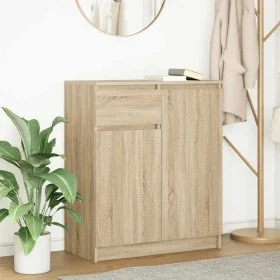 Aparador con cajón roble Sonoma 71x35x84 cm madera ingeniería von , Sideboards - Ref: Foro24-861591, Preis: 86,65 €, Rabatt: %