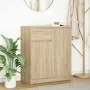 Aparador con cajón roble Sonoma 71x35x84 cm madera ingeniería by , Sideboards - Ref: Foro24-861591, Price: 86,62 €, Discount: %