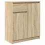 Aparador con cajón roble Sonoma 71x35x84 cm madera ingeniería by , Sideboards - Ref: Foro24-861591, Price: 86,62 €, Discount: %