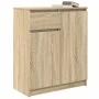 Aparador con cajón roble Sonoma 71x35x84 cm madera ingeniería by , Sideboards - Ref: Foro24-861591, Price: 86,62 €, Discount: %