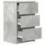 Mesillas de noche con 3 cajones 2 uds gris hormigón 39x35x65 cm von , Nachttische - Ref: Foro24-861344, Preis: 106,30 €, Raba...