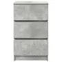 Mesillas de noche con 3 cajones 2 uds gris hormigón 39x35x65 cm von , Nachttische - Ref: Foro24-861344, Preis: 106,30 €, Raba...