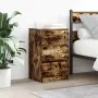 Mesillas de noche con 3 cajones 2 uds roble ahumado 39x35x65 cm by , Nightstands - Ref: Foro24-861346, Price: 103,20 €, Disco...