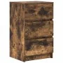 Mesillas de noche con 3 cajones 2 uds roble ahumado 39x35x65 cm by , Nightstands - Ref: Foro24-861346, Price: 103,20 €, Disco...
