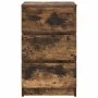 Mesillas de noche con 3 cajones 2 uds roble ahumado 39x35x65 cm by , Nightstands - Ref: Foro24-861346, Price: 103,20 €, Disco...