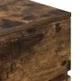 Mesillas de noche con 3 cajones 2 uds roble ahumado 39x35x65 cm by , Nightstands - Ref: Foro24-861346, Price: 103,20 €, Disco...